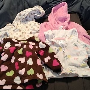 Toddler sweatshirts and zip up bundle of 4
